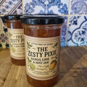 Zesty Pixie 
(Mango, Mint, Lime Jam)