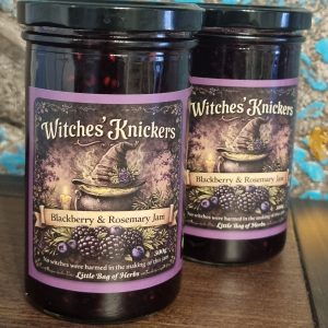 Witches Knickers
Blackberry & Rosemary jam