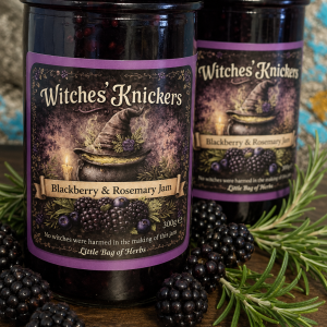 Witches Knickers
Blackberry & Rosemary jam