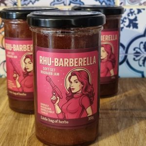 Rhu-Barberella 
soft set rhubarb jam