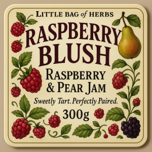 Raspberry Blush 
Raspberry & Pear Jam