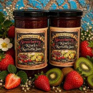 Strawberry Kerfuffle Jam
Strawberry & Kiwi