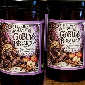 Goblins Breakfast 
Apple Blackberry & Cinnamon Jam