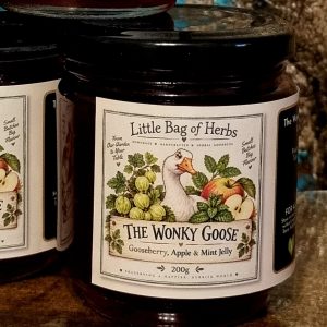 The Wonky Goose, Gooseberry, Apple & Mint Jelly